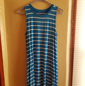 Striped Midi Dress
